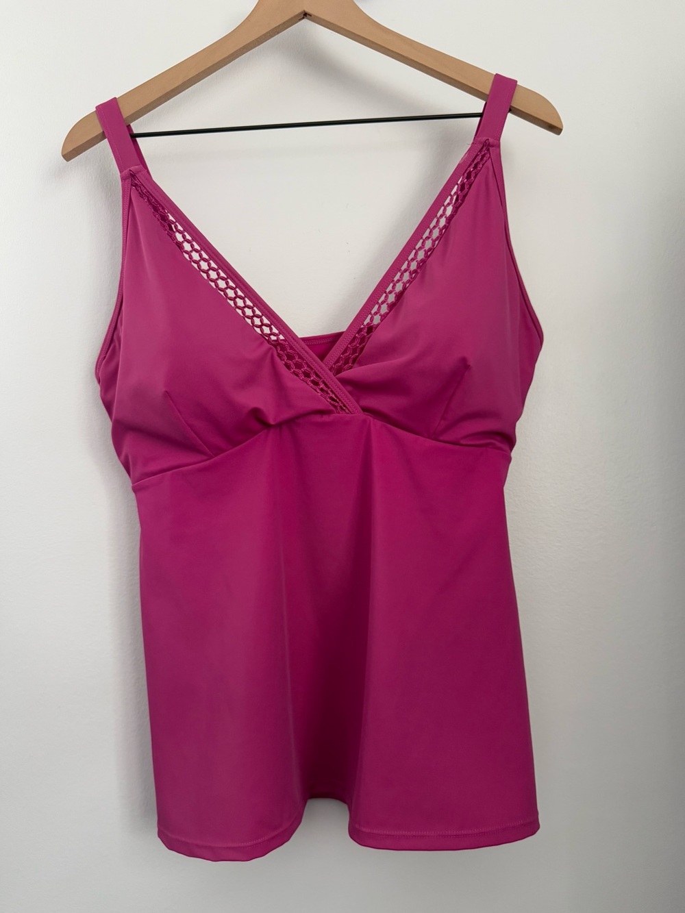 Ruby Ribbon Size 16 Swim Tankini Magenta Pink Beach Vacation